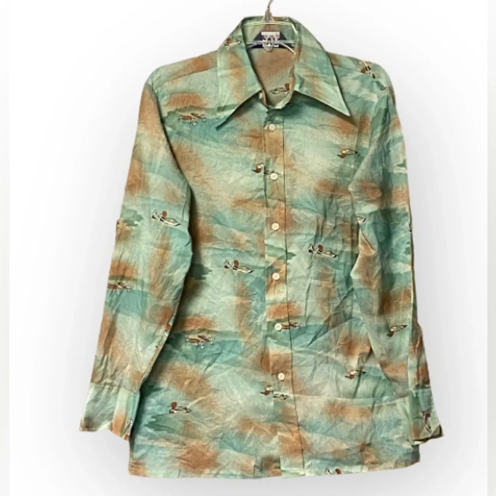 NWT LEVIS Vintage 1970s Clothing Western Casual Button shirt Rare
